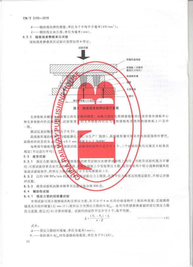铁路工程预应力筋用夹片式锚具、夹具和毗连器