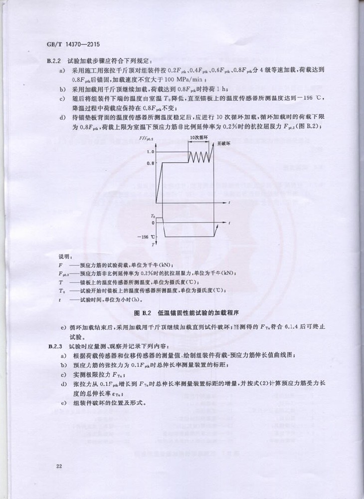 国标GB T 14370-2015国标GB T 14370-2015铁路工程预应力筋用夹片式锚具、夹具和毗连器手艺条件